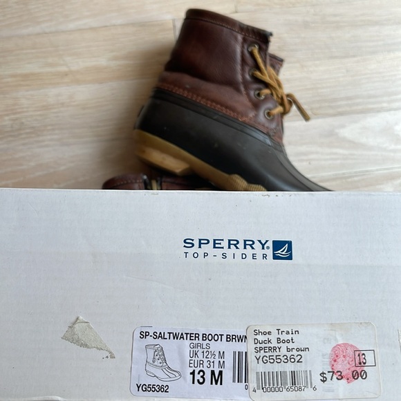 Girl’s SP-Saltwater boot from Sperry size 13 - Picture 8 of 9